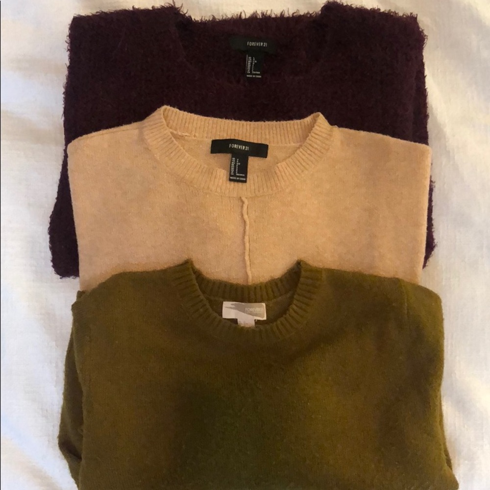 SWEATER BUNDLE! Three sweaters :)